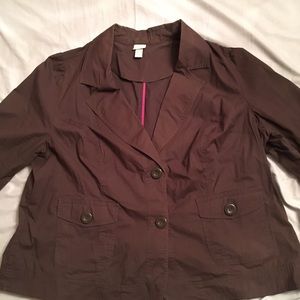 Brown blazer jacket (22/24)